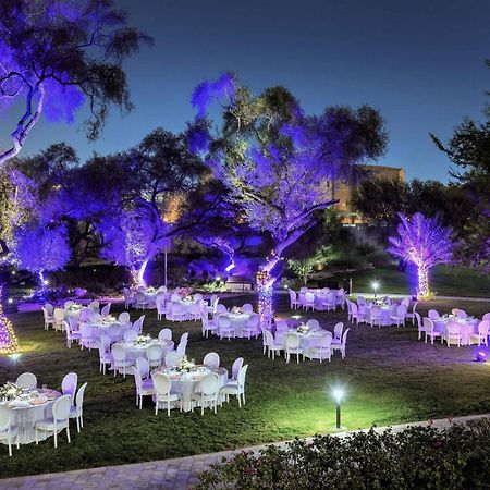 Al Messila, A Luxury Collection Resort & Spa, Ad Dawhah Esterno foto The garden at night
